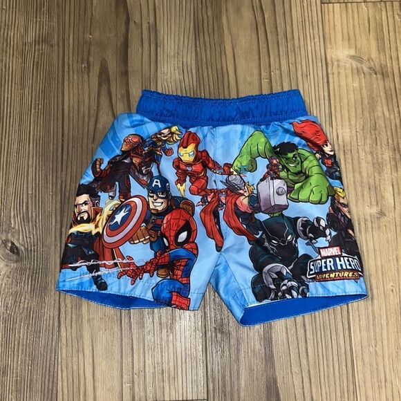 Marvel Avengers Toddler Swimming Trunks - Picture 1 of 3